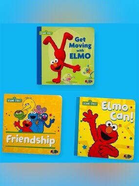 New 3pc Sesame Street Books